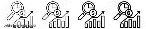 Break-Even Analysis  Icon Set Different Style Collection
