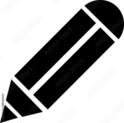 vector illustration of a pencil pencil outline icon pencil glyph icon vector pencil, write or compose line art icon for apps and websites pencil outline style icon Construction pencil icon Simple 