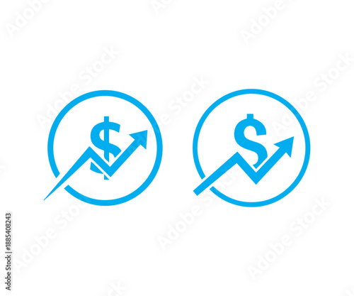 Finance and Money Icon for Banking, Investment and UI Design