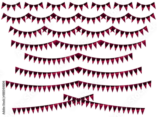 ガーランド三角、曲線、ライン、11ワイン