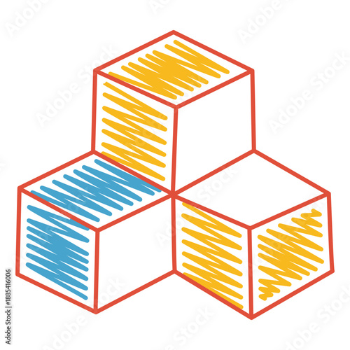 Scribble Building Blocks Toy