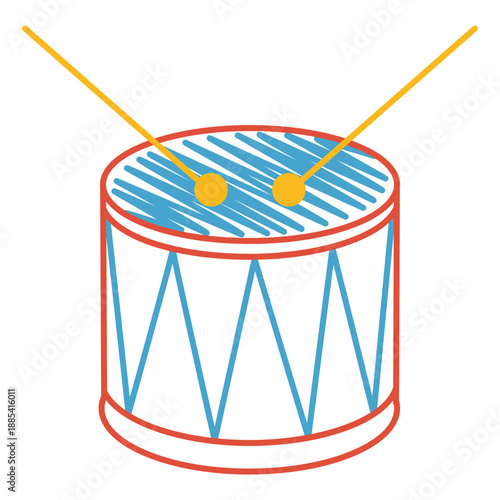 Scribble Toy Drum Instrument