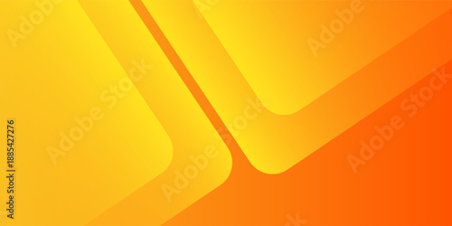 Abstract orange and yellow geometric background. Dynamic shapes composition. Cool background design for posters. Vector illustration