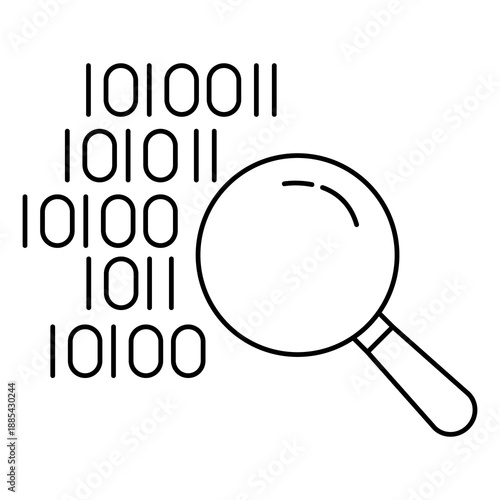 Vector Icon Representing Business Data Analytics Metrics