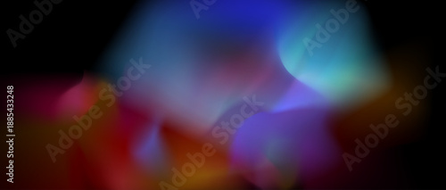 Nebula. Space and astronomy landscape vector illustration banner