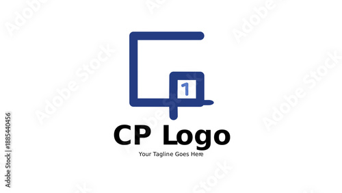 CP Logo, CP1 Logo, CP Letter Logo, Home Logo, Building Logo, Construction Logo, Real Estate Logo, Company Logo