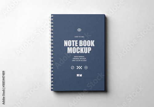 Ring-Bound Notebook Mockup