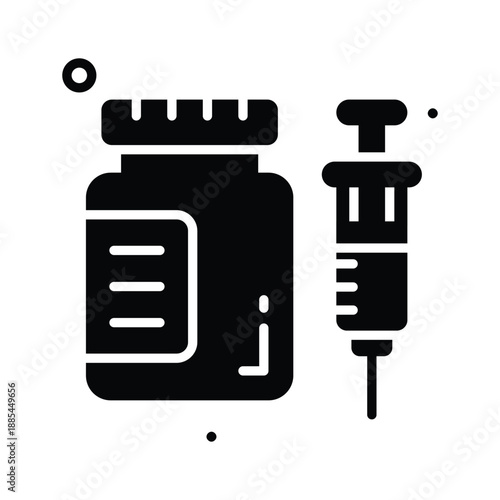 Easy to use glyph icon of substance abuse, addiction modern vector