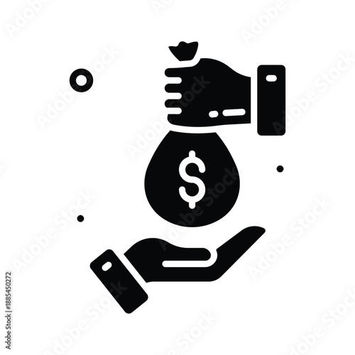 Have a look at this amazing glyph icon of corruption, bribery and abuse of power