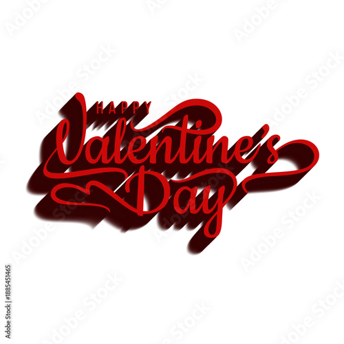 Romantic Valentine’s Day Typography Design