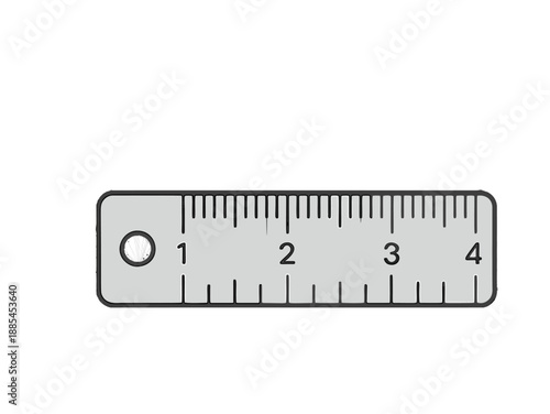 Grey Ruler Measurement Tool.