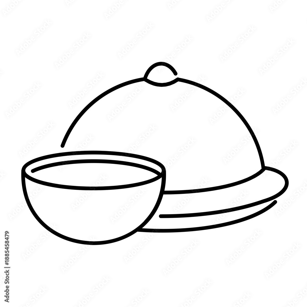 Fototapeta premium food menu icon design
