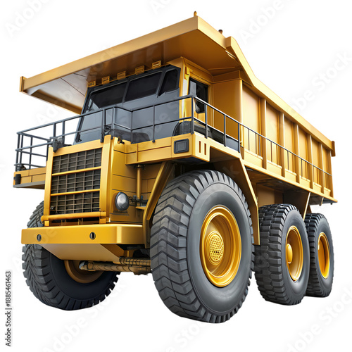 Powerful Yellow Articulated Dump Truck A Symbol of HeavyDuty Construction and Mining