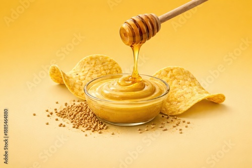 Honey Mustard with Chips and Seeds