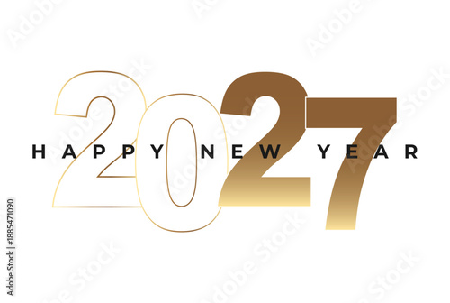 Happy New Year 2027, MEILLEURS VOEUX, bonne année