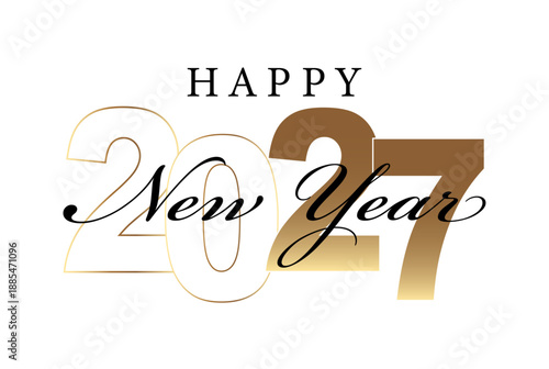 Happy New Year 2027, MEILLEURS VOEUX, bonne année