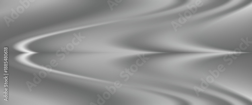 Silver foil background with a metallic mirror texture. Chrome gradient surface with a slight sheen. Gray aluminum sheet with reflections.