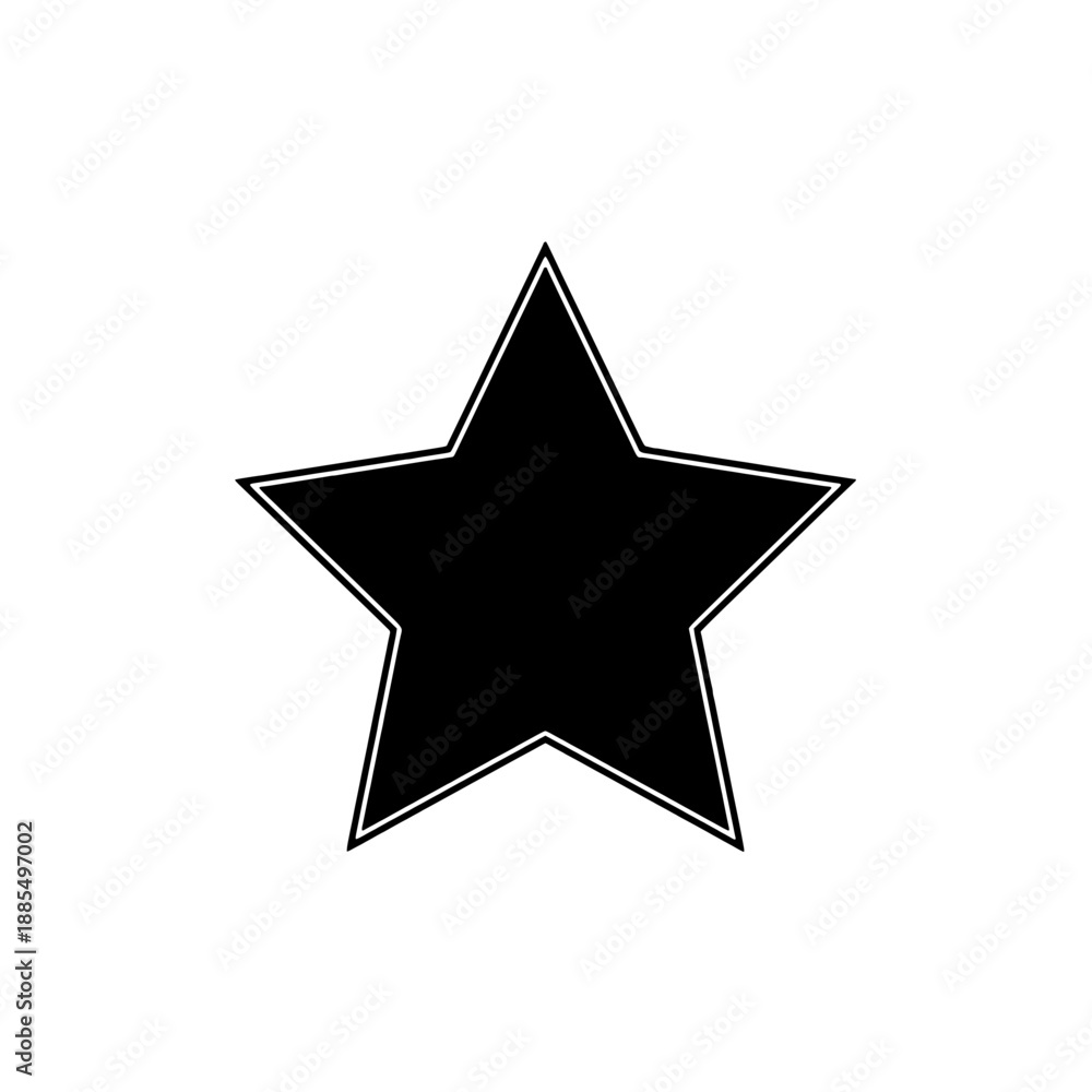 Fototapeta premium 3d silver star