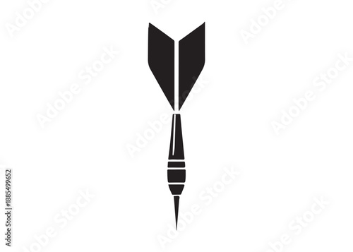 dart logo silhouette vector, dart arrow logo silhouette illustration, target with dart silhouette vector, dart hitting logo vector, goal achievement logo vector silhouette on white background.