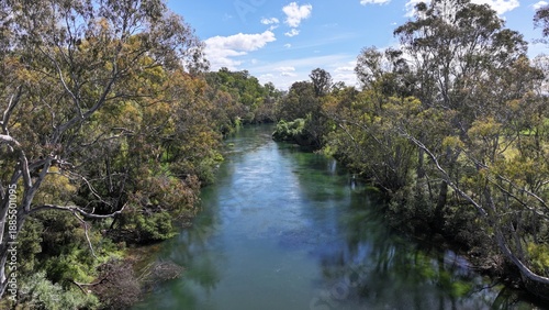 Photos Aerial photo of Goulburn River Thornton Victoria Australia