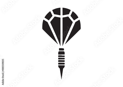 dart logo silhouette vector, dart arrow logo silhouette illustration, target with dart silhouette vector, dart hitting logo vector, goal achievement logo vector silhouette on white background.