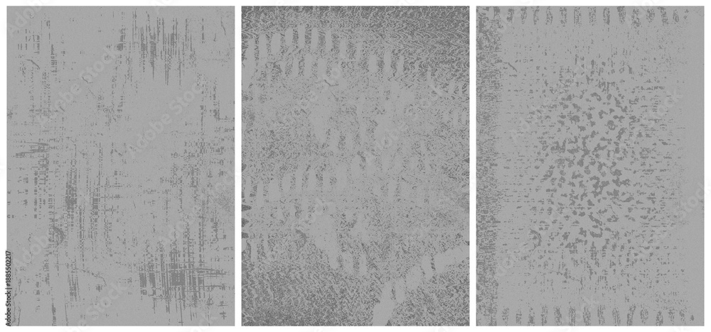 Fototapeta premium Rough Grunge Texture Backgrounds with Grainy Surfaces in Gray Tones