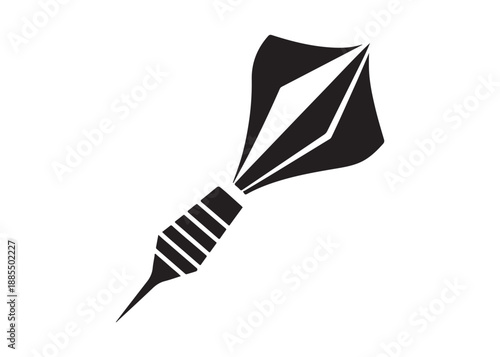dart logo silhouette vector, dart arrow logo silhouette illustration, target with dart silhouette vector, dart hitting logo vector, goal achievement logo vector silhouette on white background.