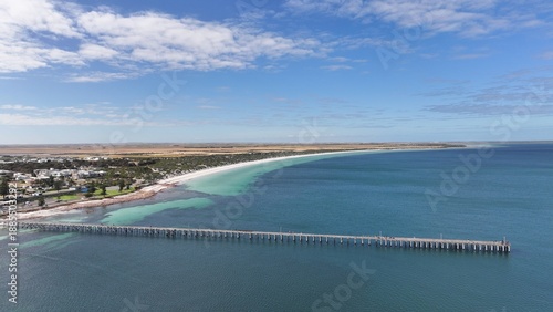 Fotografie Aerial photo of Port Hughes South Australia