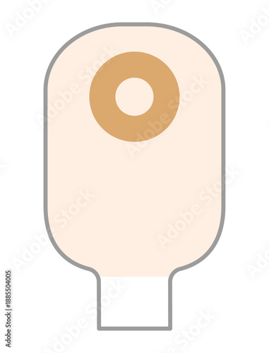 ストーマ用装具のイラスト