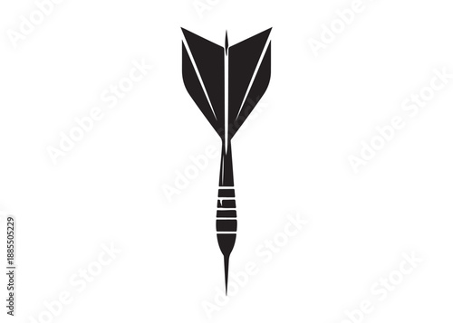 dart logo silhouette vector, dart arrow logo silhouette illustration, target with dart silhouette vector, dart hitting logo vector, goal achievement logo vector silhouette on white background.