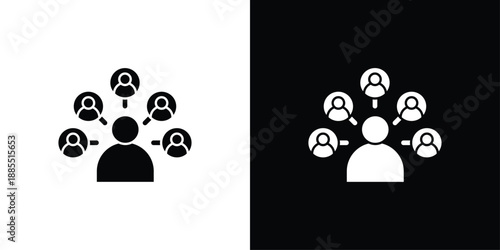 Leader Icon Sheet Black And White