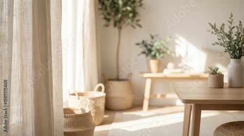 Bright and Cozy Interior with Natural Light