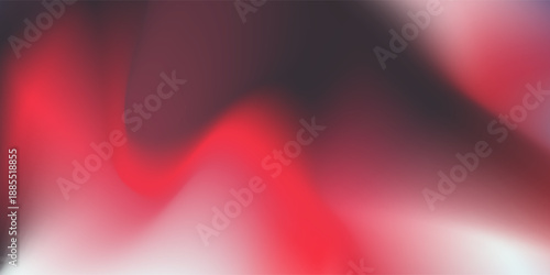 A striking abstract mesh gradient combining white, red, and black tones. vector; multi-colored background