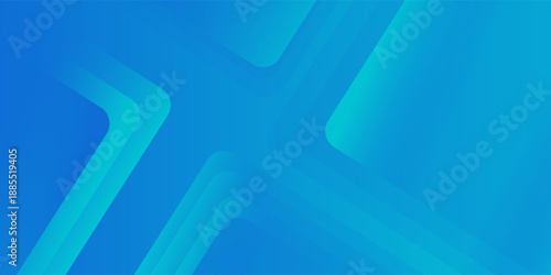 Blue abstract vector long banner. Minimal background with arrows and copy space for text. cover, creative, decoration,