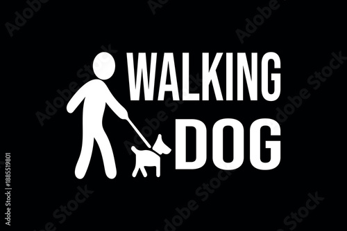 Walking dog - Playful dog walking through vibrant green grass under a clear blue sky enjoying the outdoor environment with a joyful expression