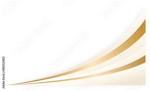 Gold and White Abstract Corner