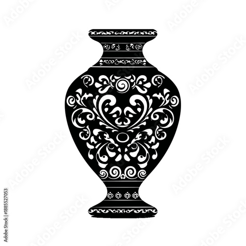 Woman sitting with laptop and plant relaxes indoors.