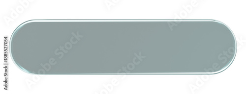 Foto Soft Green Liquid Glass Interface Bar with Transparent Glossy Effect