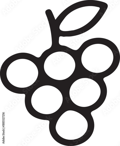 Vineyard Silhouette: grapes, vineyard, bunch of grapes, vineyard of grapes, poised and vibrant, embodies the simple elegance and allure of winemaking.