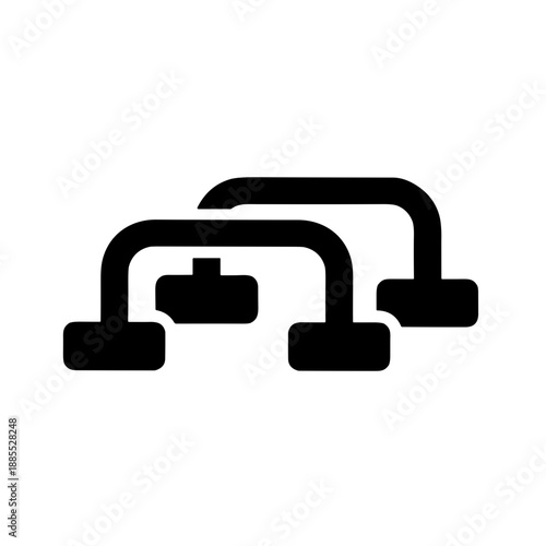 metal case isolated on white