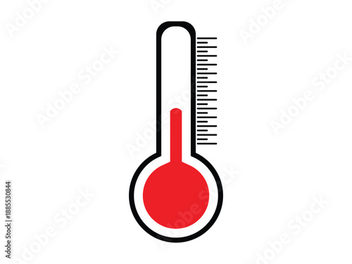 High temperature indicator Vector