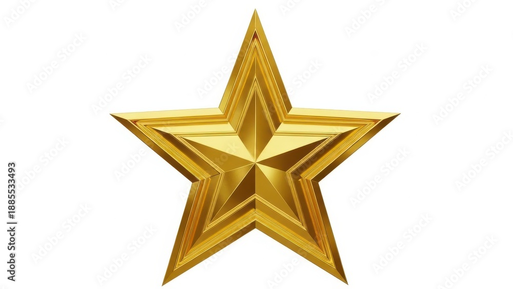 Obraz premium Golden Star Award Icon