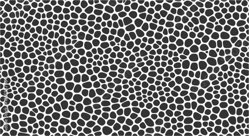 crocodile skins texture, flat design, black and white
