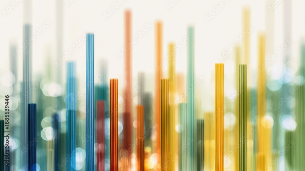Obraz premium Abstract Vertical Light Lines Background Representing Data And Innovation