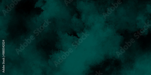abstract cloud and vapor texture background. Black and blue smoke aquarelle smudge illustration smooth grungy smokey light pastel colors ink glow. Teal color powder explosion	
