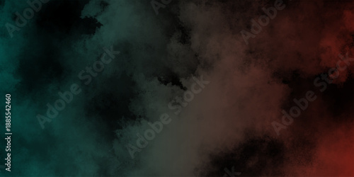 abstract cloud and vapor texture background. Black and blue smoke aquarelle smudge illustration smooth grungy smokey light pastel colors ink glow. Teal color powder explosion	