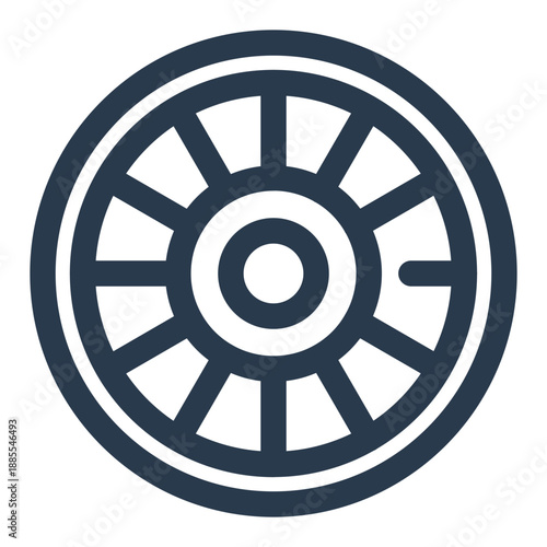 Bicycle Tire classic cycling wheel with rubber tread