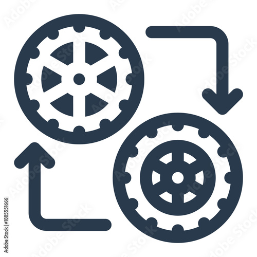 Tire Plug Kit puncture repair tool set icon