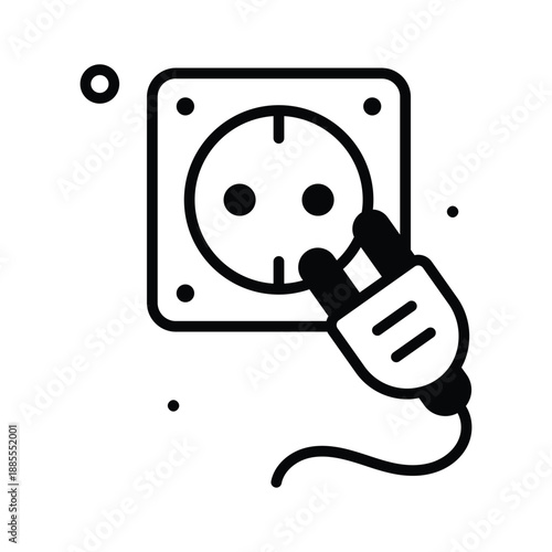 Check this amazing glyph icon of load shedding, electricity shortage