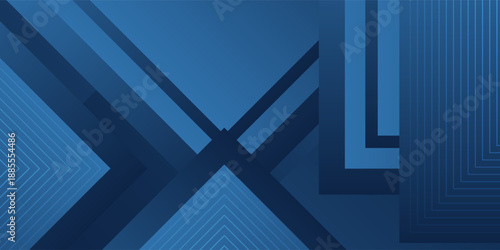 Dynamic fluid blue geometric with hexagon lines gradient background. Vector Eps 10